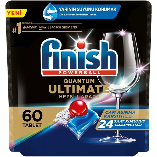 Finish Quantum Ultimate Tablet Bulaşık Makinesi Deterjanı 60 Adet Deterjan