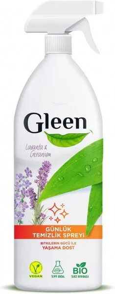 Gleen Lavanta ve Geranium Günlük Temizlik Spreyi 1000 ml Deterjan