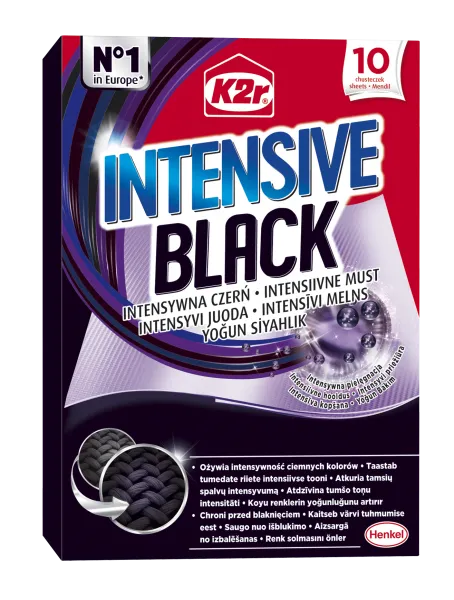 K2R Intensive Black Mendil 10 Adet Deterjan