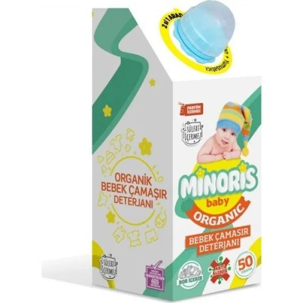 Minoris Baby Organik Bebek Çamaşır Deterjanı 1lt Deterjan