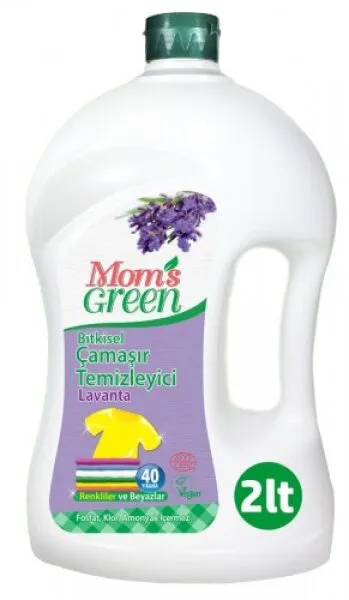 Mom's Green Bitkisel Çamaşır Temizleyici Lavanta 2 lt Deterjan