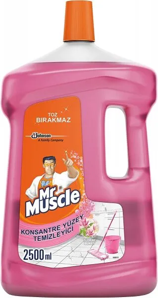 Mr Muscle Floral Buket Konsantre Yüzey Temizleyici 2.5 lt Deterjan