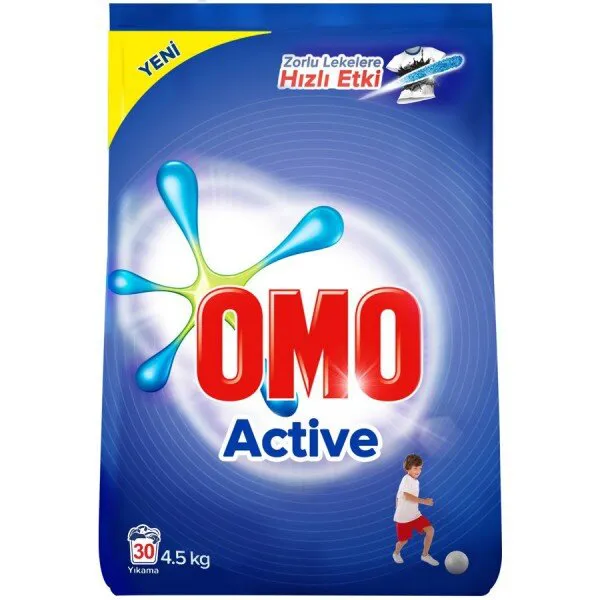 Omo Active Toz Çamaşır Deterjanı 4.5 kg Deterjan