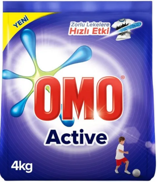 Omo Active Toz Çamaşır Deterjanı 4 kg Deterjan