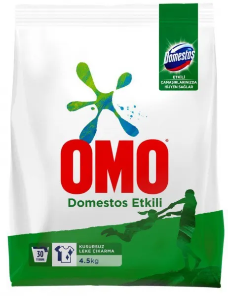 Omo Domestos Etkili Toz Çamaşır Deterjanı 4.5 kg Deterjan