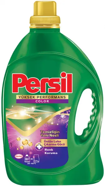 Persil Yüksek Performans Jel Color Sıvı Çamaşır Deterjanı 33 Yıkama Deterjan
