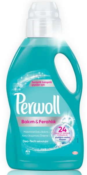 Perwoll Bakım & Ferahlık Sıvı Çamaşır Deterjanı 16 Yıkama Deterjan