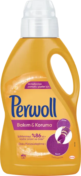 Perwoll Bakım & Koruma Sıvı Çamaşır Deterjanı 16 Yıkama Deterjan