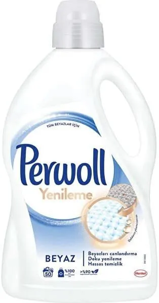 Perwoll Yenileme Beyaz Sıvı Çamaşır Deterjanı 50 Yıkama Deterjan
