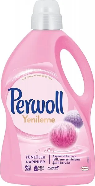 Perwoll Yenileme Yünlüler & Narinler Sıvı Çamaşır Deterjanı 50 Yıkama Deterjan