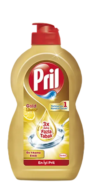 Pril Gold Limon Sıvı Bulaşık Deterjanı 430 ml Deterjan