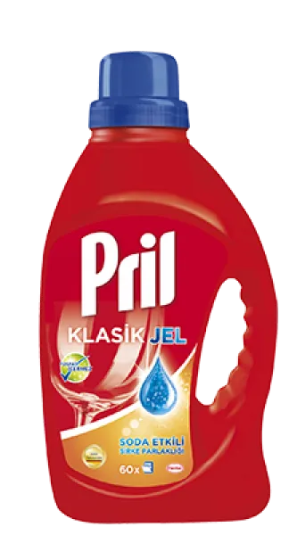 Pril Klasik Jel Sirke Parlaklığı Bulaşık Makinesi Deterjanı 1.5 lt Deterjan