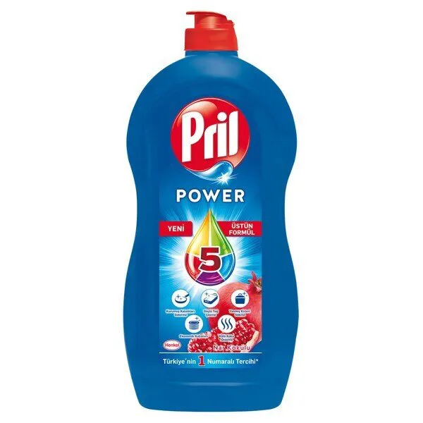 Pril Power 5 Etki Nar Kokulu Sıvı Bulaşık Deterjanı 1350 gr Deterjan