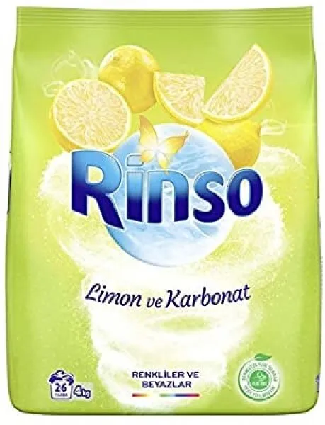 Rinso Limon ve Karbonat Toz Çamaşır Deterjanı 4 kg Deterjan