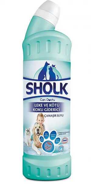 Sholk Can Dostu Leke ve Kötü Koku Giderici Çamaşır Suyu 750 ml Deterjan