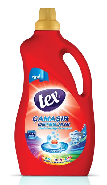 Tex Canlı Renkler Sıvı Çamaşır Deterjanı 2.5 lt Deterjan