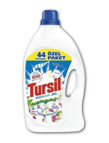 Tursil Jel Taze Kır Çiçekleri Sıvı Çamaşır Deterjanı 44 Yıkama Deterjan