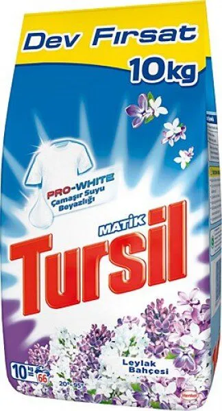 Tursil Matik Leylak Bahçesi Toz Çamaşır Deterjanı 10 kg Deterjan