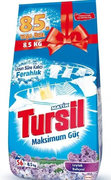 Tursil Matik Leylak Bahçesi Toz Çamaşır Deterjanı 8.5 kg Deterjan