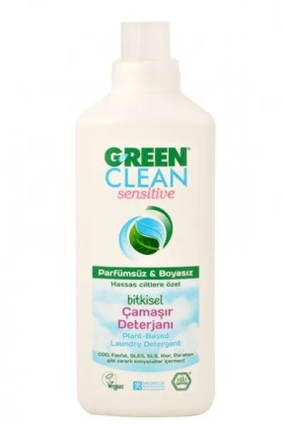 U Green Clean Sensitive Sıvı Çamaşır Deterjanı 1 lt Deterjan