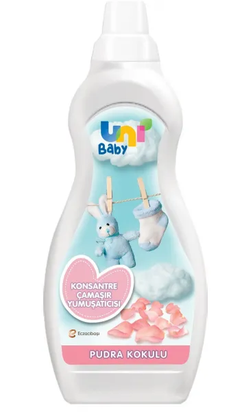 Uni Baby Pudra Kokulu Konsantre Yumuşatıcı 1.2 lt Deterjan