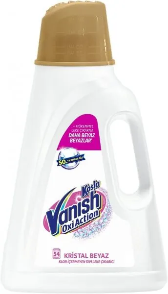 Vanish Kosla Oxi Action Kristal Beyaz Sıvı Leke Çıkarıcı 2.7 lt Deterjan