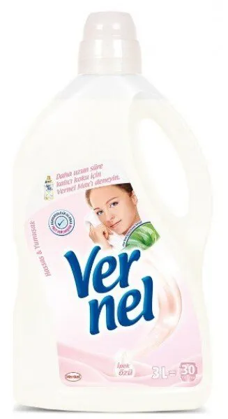 Vernel Hassas ve Yumuşak Yumuşatıcı 3 lt Deterjan