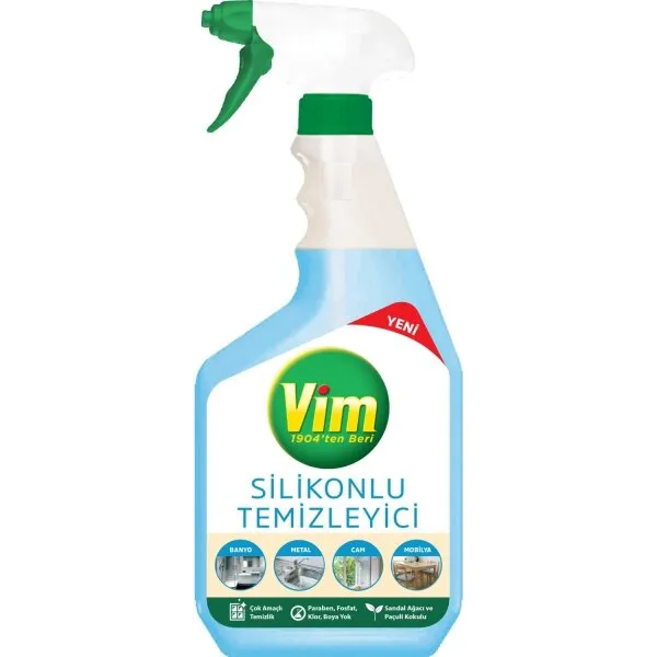 Vim Silikonlu Temizleyici Sprey 750 ml Deterjan