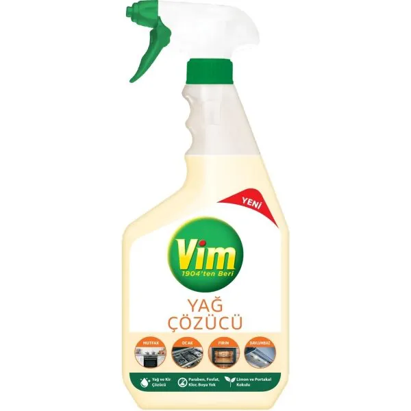 Vim Yağ Çözücü 750 ml Deterjan