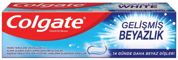 Colgate Gelişmiş Beyazlık 75 ml Diş Macunu