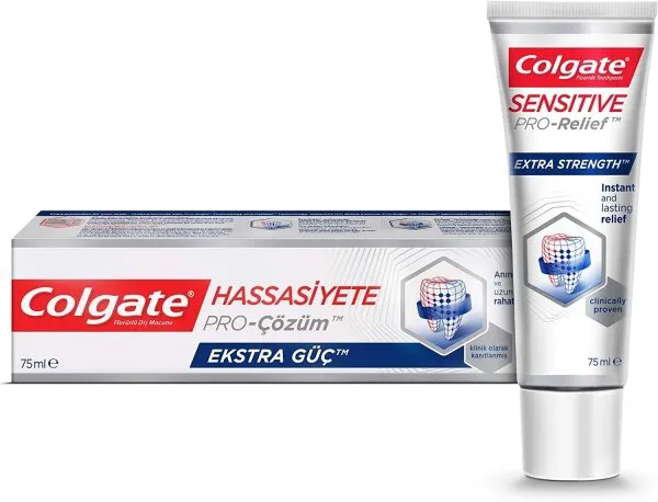 Colgate HassasiÌyete Pro-Çözüm Ekstra Güç 75 ml Diş Macunu