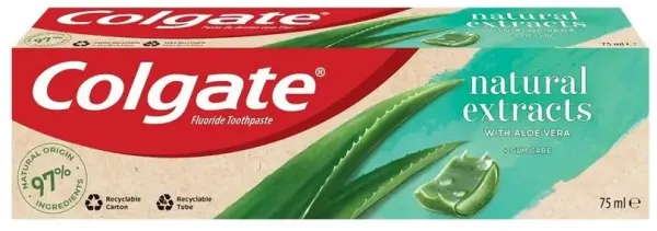 Colgate Natural Extracts Aloe Vera ve Yeşil Çay Özlü 75 ml Diş Macunu