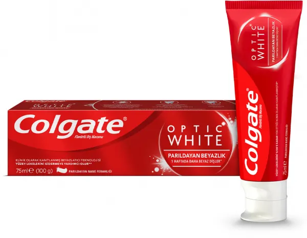 Colgate Optic White Parıldayan Beyazlık 75 ml Diş Macunu