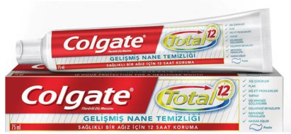 Colgate Total 12 Gelişmiş Nane Temizliği 75 ml Diş Macunu