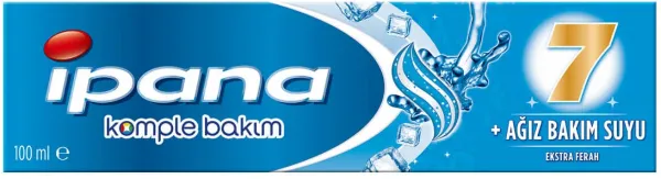 İpana Komple Bakım 7 Ağız Bakım Suyu Etkili Ekstra Ferah 100 ml Diş Macunu