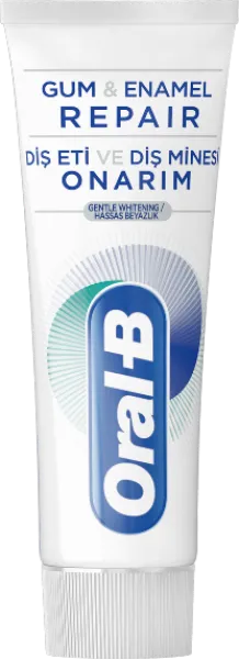 Oral-B Hassas Beyazlık Diş Eti ve Diş Minesi Onarım 75 ml Diş Macunu