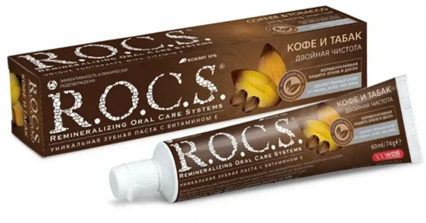 R.O.C.S. Kahve & Tütün 60 ml Diş Macunu
