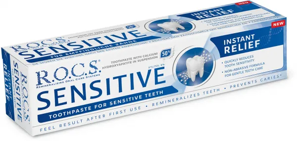 R.O.C.S. Sensitive Anında Rahatlatma 75 ml Diş Macunu