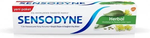 Sensodyne Herbal Okaliptus ve Rezene Özlü 100 ml Diş Macunu