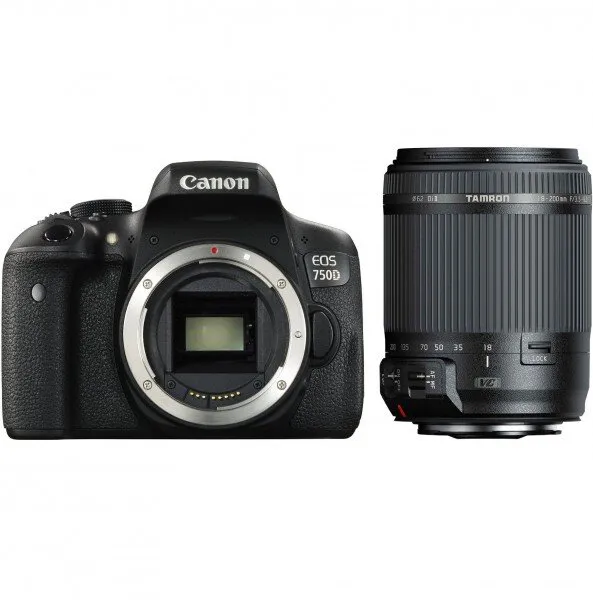 Canon EOS 750D 18-200mm DSLR Fotoğraf Makinesi