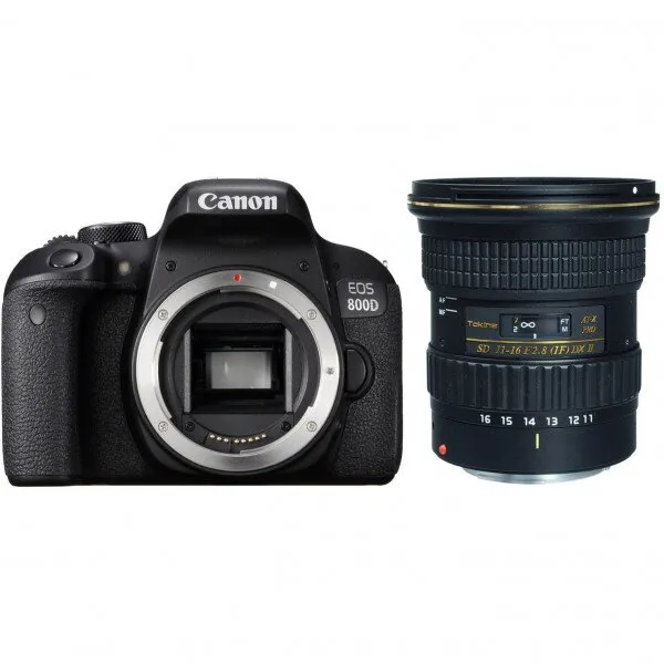 Canon EOS 800D 11-16mm DSLR Fotoğraf Makinesi