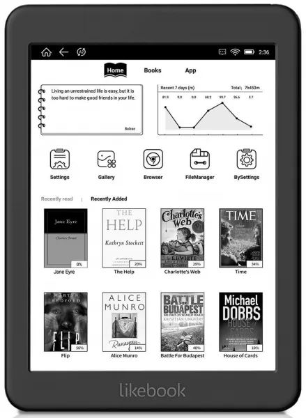 Boyue Likebook Mars E-reader E-Kitap Okuyucu