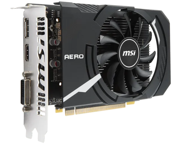 MSI GeForce GTX 1050 Aero ITX 2G OCV1 170 mm Ekran Kartı