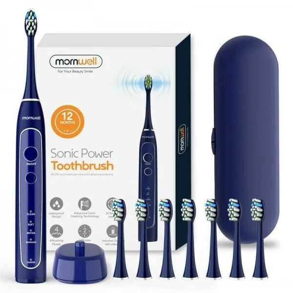 Mornwell Sonic Power 8 Başlıklı Elektrikli Diş Fırçası