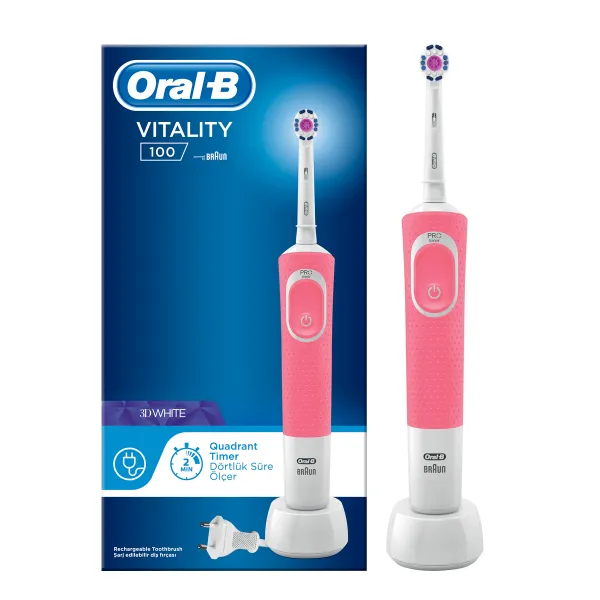 Oral-B D100 Vitality 3D White Elektrikli Diş Fırçası
