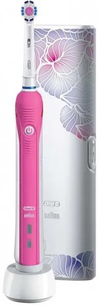 Oral-B Pro 2500 Cross Action Flora Pink Elektrikli Diş Fırçası