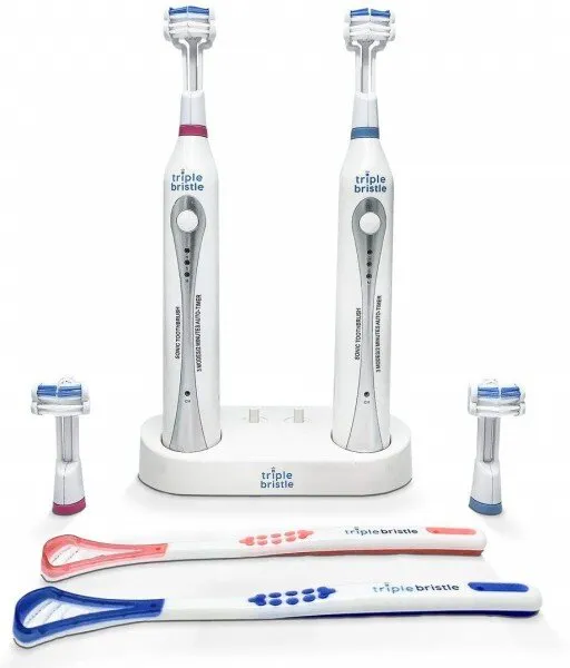 Triple Bristle Sonic Duo Elektrikli Diş Fırçası