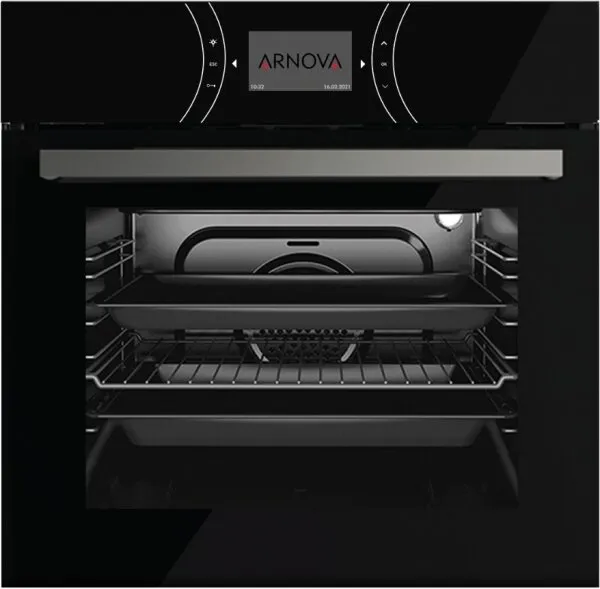 Arnova AFD 5000Black Siyah Ankastre Fırın