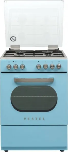Vestel SF 8400 Retro Düş Mavisi Mavi Solo Fırın