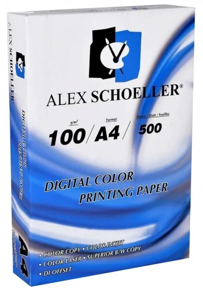 Alex Schoeller A4 100g 500 Yaprak (ALX-850) Fotokopi Kağıdı